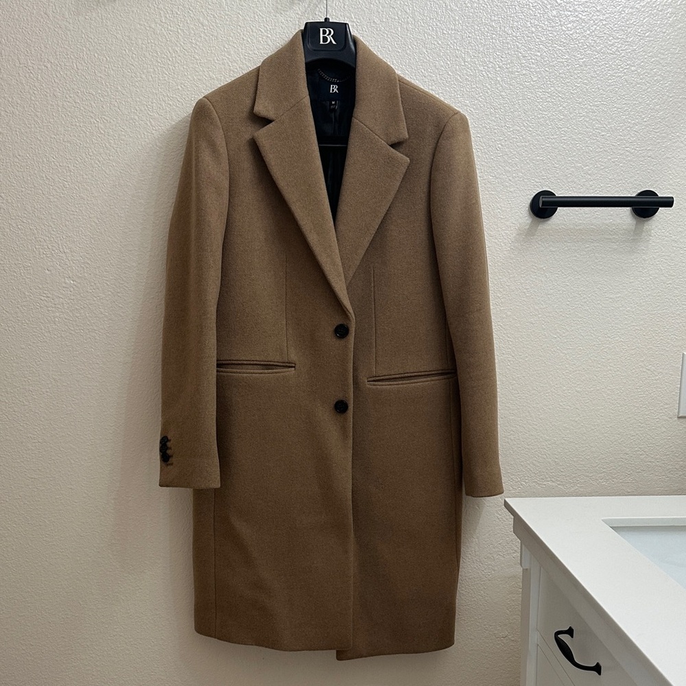 Banana Republic Men's Tan Wool Coat